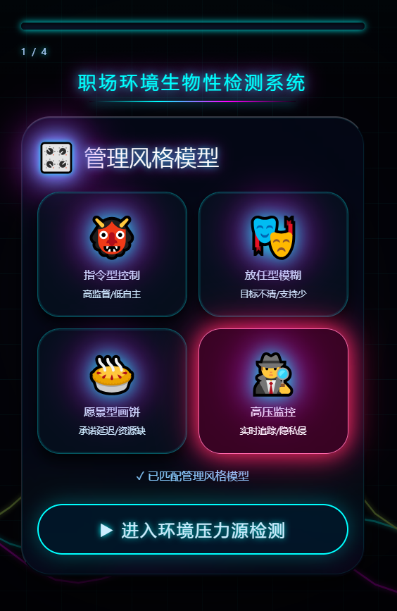 职场环境检测评估系统（PUA测试评估报告）