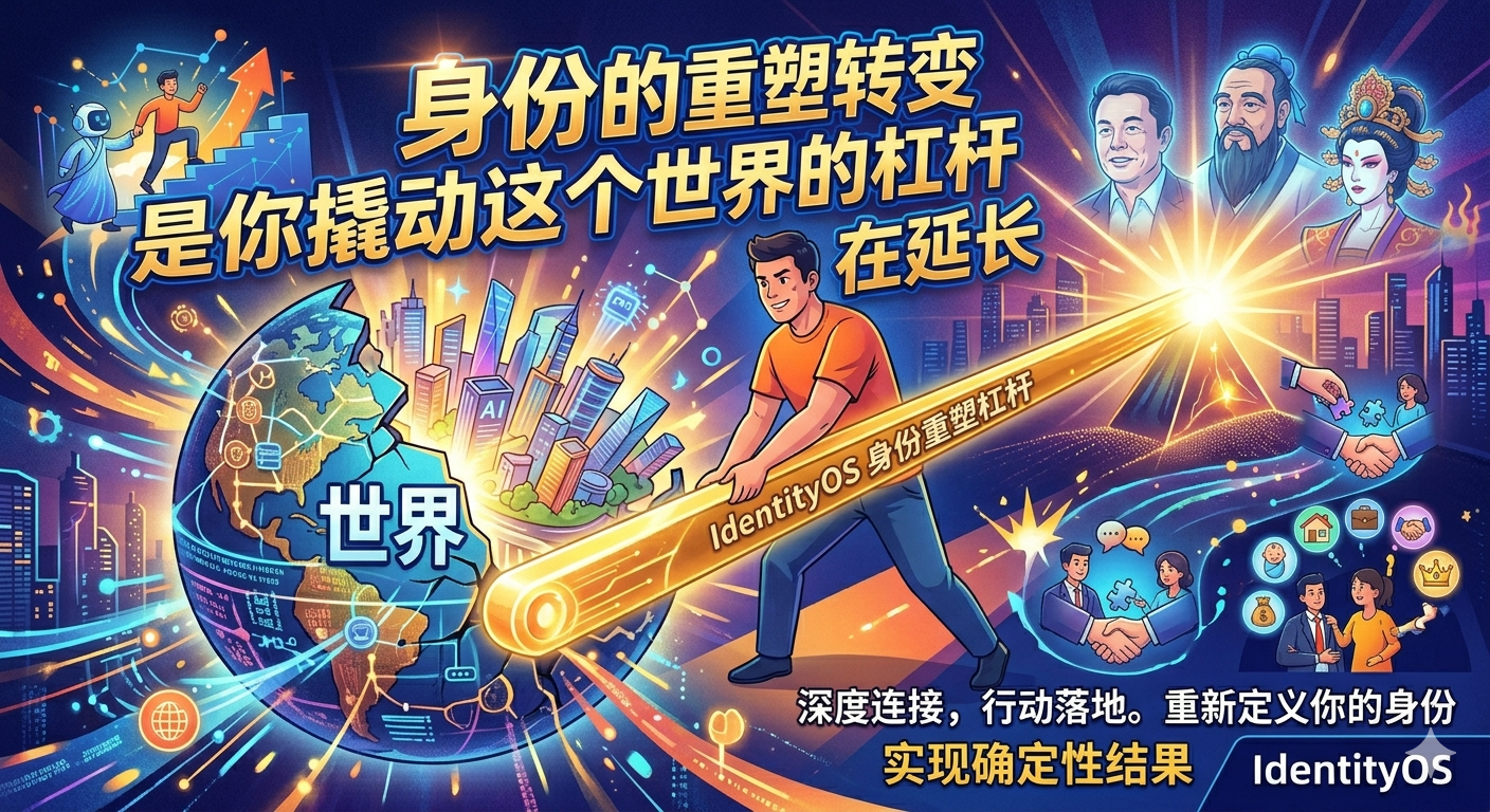 【技术贴】别再用意志力硬抗了：身份重塑，才是你撬动世界的“内核级”杠杆