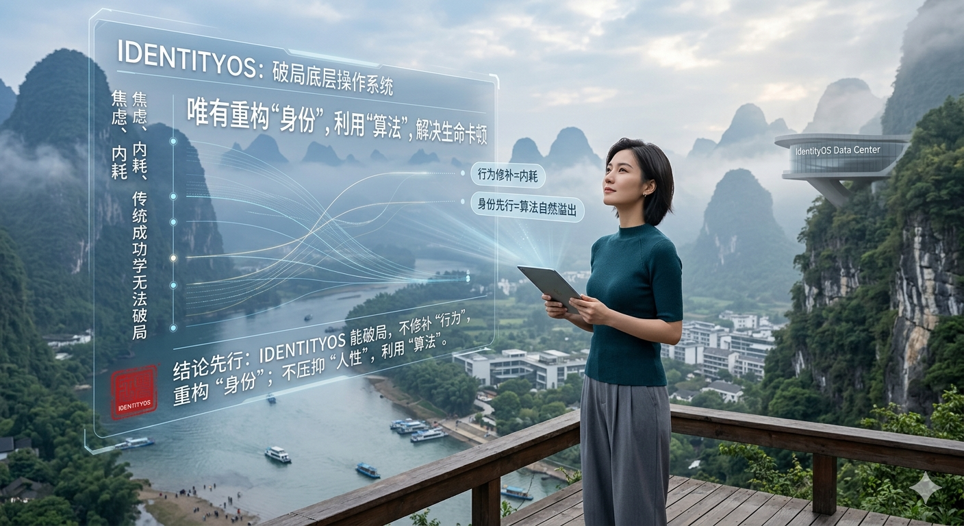 IdentityOS 不分行业，因为它处理的是比“行业”更底层的“生命协议”和“组织算法”。