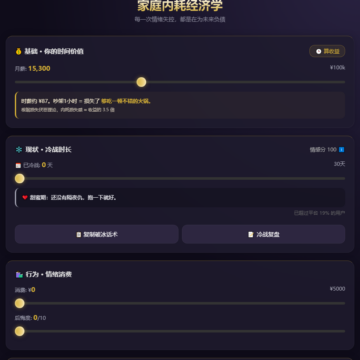 家庭内耗经济学：测测你的一时冲动吵一架值多少钱？