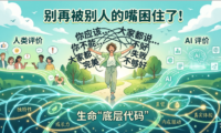 别再被别人的嘴困住了！山水情怀：人类评价与 AI 评价背后的生命“底层代码”