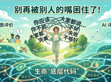 别再被别人的嘴困住了！山水情怀：人类评价与 AI 评价背后的生命“底层代码”